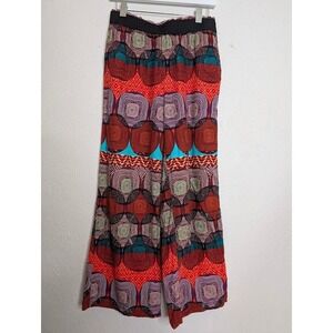 Maeve Womens Size Small Pull On Pants Geometric Multicolored Boho Stretch